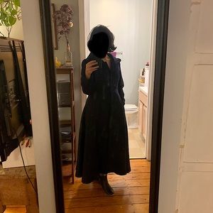 Long Wool Empire Waist Coat - Etsy